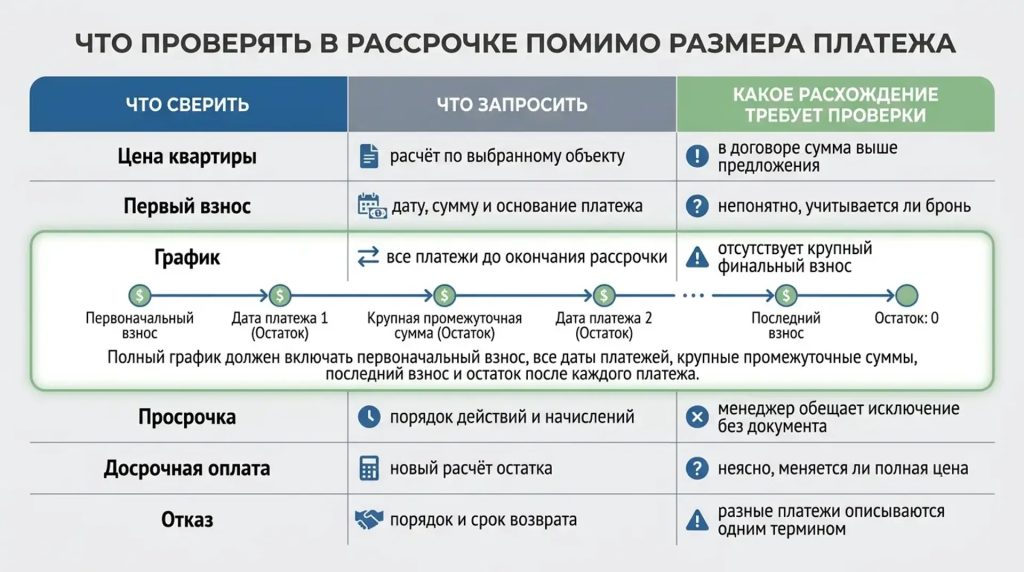 Что проверять в рассрочке помимо размера платежа